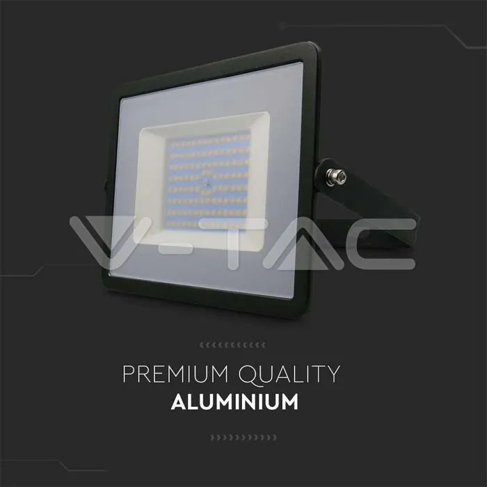V-TAC VT-215966 100W LED Прожектор Е-Series G2 Черно Тяло 6500K