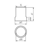 Kanlux 2160 Фасунга за източник на светлина HLDR-E27 220V