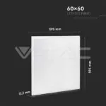 V-TAC VT-2160246 LED Панел 40W 600 x 600 mm 4500K Вкл. Драйвер 6бр./СЕТ