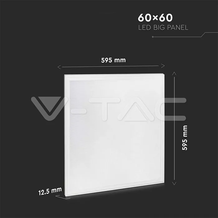 V-TAC VT-2160246 LED Панел 40W 600 x 600 mm 4500K Вкл. Драйвер 6бр./СЕТ
