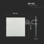 V-TAC VT-2162176 LED Панел 40W 620 x 620 mm 4000K UGR Вкл. Драйвер 6бр./СЕТ