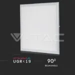V-TAC VT-2162176 LED Панел 40W 620 x 620 mm 4000K UGR Вкл. Драйвер 6бр./СЕТ