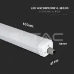 V-TAC VT-216283 LED Влагозащитено тяло AL/PC G-Серия 600mm 18W 4500K