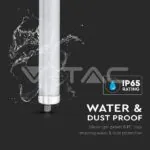 V-TAC VT-216283 LED Влагозащитено тяло AL/PC G-Серия 600mm 18W 4500K