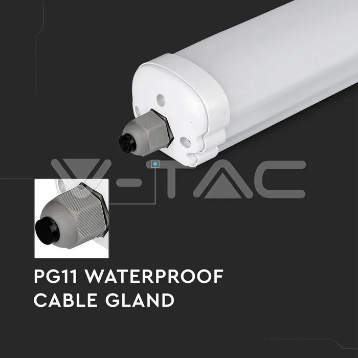 V-TAC VT-216285 LED Влагозащитено тяло AL/PC G-Серия 1200mm 36W 4500K 120lm/W