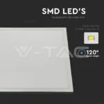 V-TAC VT-216672 LED Панел 40W 600 x 600 mm 6500K Вкл. Драйвер 6 бр./сет