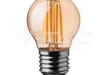 V-TAC VT-217100 LED Крушка 4W Filament E27 G45 Amber Cover 2200К