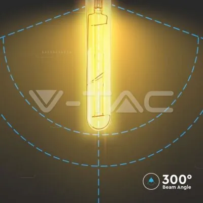 V-TAC VT-217143 LED Крушка 6W T30 E27 Filament Amber Покритие 2200K