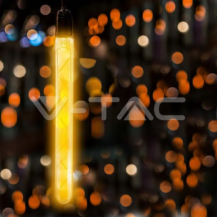 V-TAC VT-217144 LED Крушка 7W T30 E27 Filament Amber Покритие 2200K