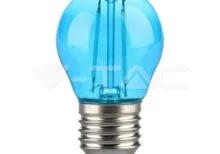 V-TAC VT-217412 LED Крушка 2W Filament E27 G45 Синя