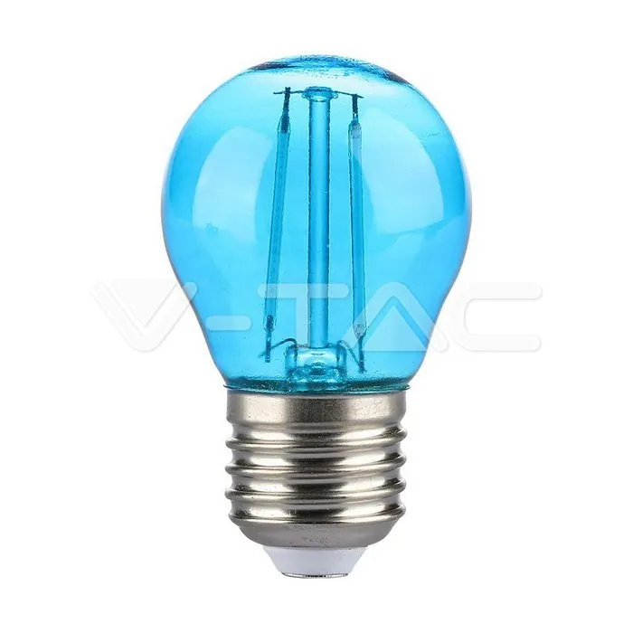 V-TAC VT-217412 LED Крушка 2W Filament E27 G45 Синя