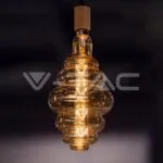 V-TAC VT-217465 LED Крушка 8W Filament E27 S200 Димиращ Двойно опушен 1800K