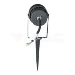 V-TAC VT-217550 12W Градинска Лампа Тип Колче Сиво Тяло 3000К
