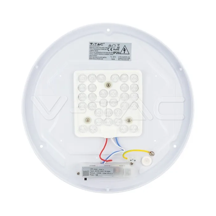 V-TAC VT-217605 18W LED Плафон Мат Ф300 3 в 1 Сменяем Спектър