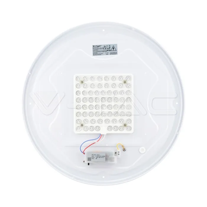 V-TAC VT-217609 36W LED Плафон Мат Ф450 3 в 1 Сменяем Спектър