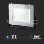 V-TAC VT-21773 150W LED Прожектор SAMSUNG Чип G2 SMD Slim Черно Тяло 6500К