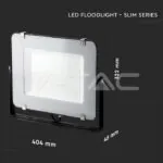 V-TAC VT-21773 150W LED Прожектор SAMSUNG Чип G2 SMD Slim Черно Тяло 6500К