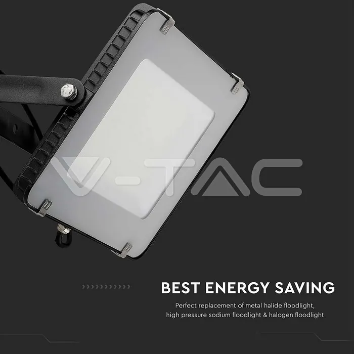 V-TAC VT-21773 150W LED Прожектор SAMSUNG Чип G2 SMD Slim Черно Тяло 6500К