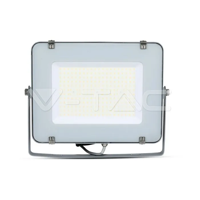 V-TAC VT-21789 200W LED Прожектор SAMSUNG Чип G2 SMD SLIM Сиво Тяло 4000К