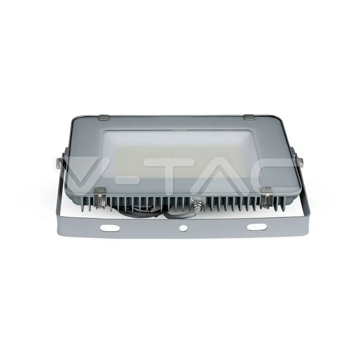 V-TAC VT-21789 200W LED Прожектор SAMSUNG Чип G2 SMD SLIM Сиво Тяло 4000К