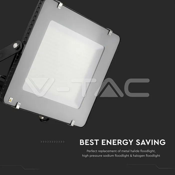 V-TAC VT-21792 300W LED Прожектор SAMSUNG Чип SMD Slim Черно Тяло 6500К
