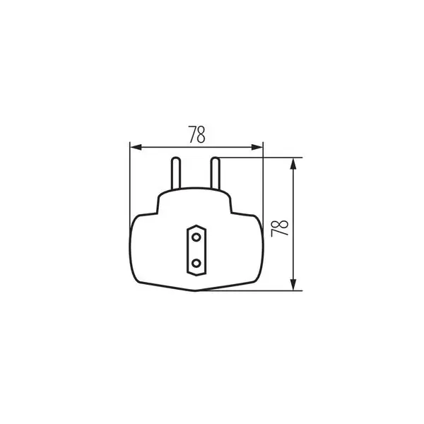 Kanlux 2180 Разклонители контакти щепсели ZARK 220V 2300W IP20