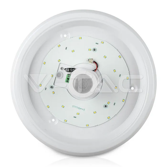 V-TAC VT-21809 LED Плафониера SAMSUNG Чип 12W Сензор 6400К