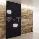 V-TAC VT-218204 11W Стенна Лампа Черно Тяло 3000К IP20