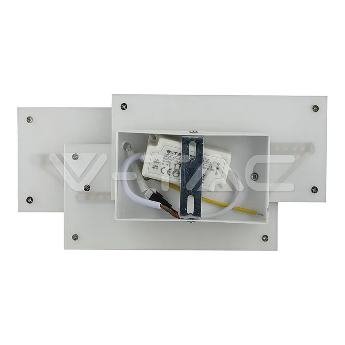 V-TAC VT-218202 11W Стенна Лампа Бяло Тяло 3000К IP20
