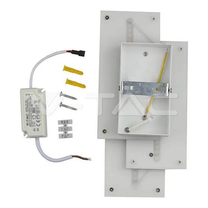 V-TAC VT-218204 11W Стенна Лампа Черно Тяло 3000К IP20