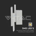 V-TAC VT-218204 11W Стенна Лампа Черно Тяло 3000К IP20