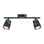 V-TAC VT-218257 12W LED Двойна Спот Лампа 4000К Черна