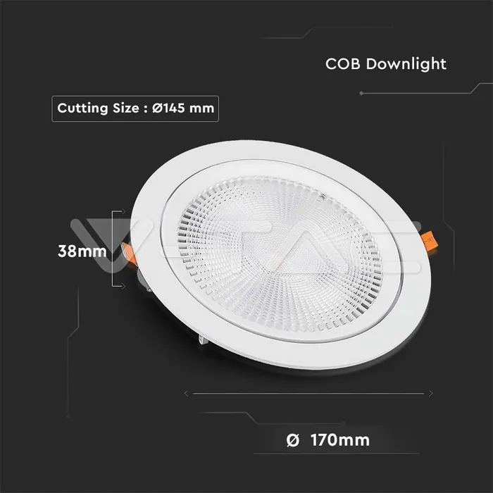 V-TAC VT-21844 20W LED Луна SAMSUNG Чип 6400K