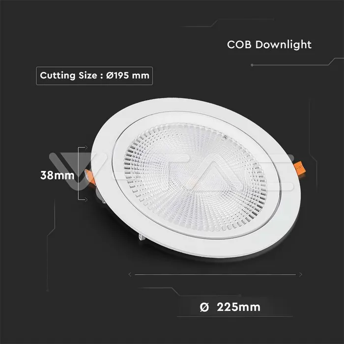 V-TAC VT-21845 30W LED Луна SAMSUNG Чип 3000K