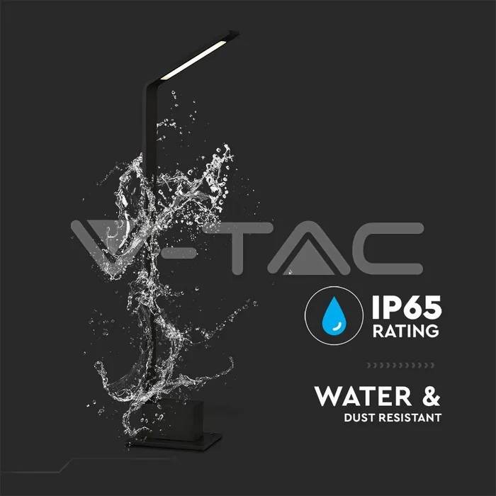 V-TAC VT-218682 6W Наземна Градинска Лампа Черна 4000К IP54