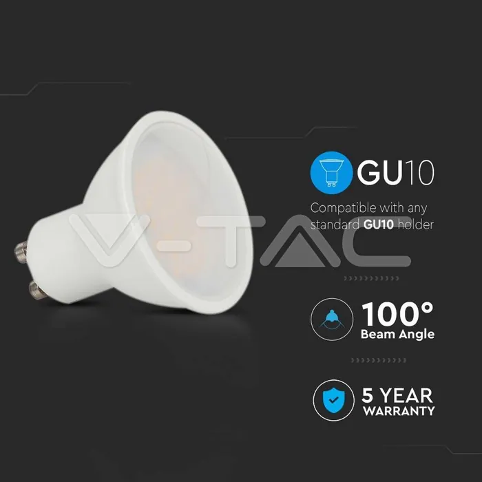 V-TAC VT-21878 LED Крушка SAMSUNG Чип 10W GU10 3000K