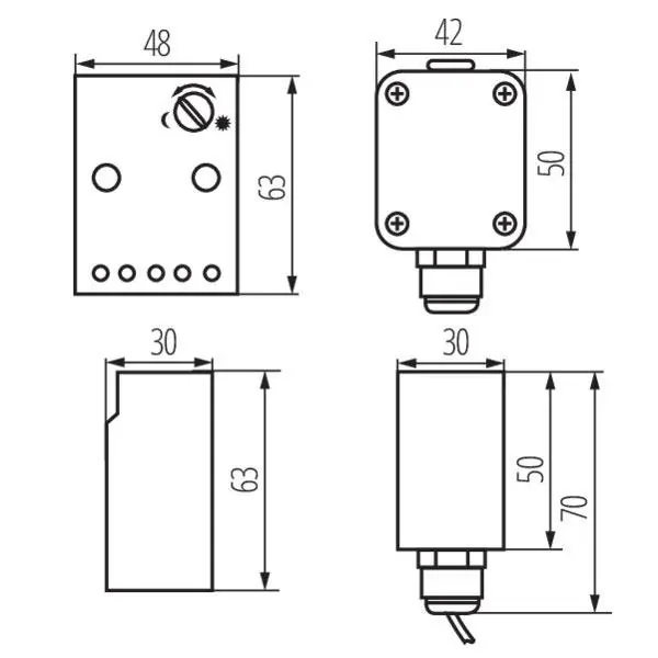 Kanlux 22371 AZ-10A 220V IP65