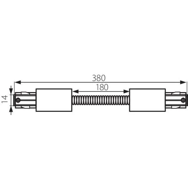 Kanlux 22584 Аксесоари за релсови системи TEAR IP20 220V