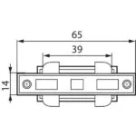 Kanlux 22586 Аксесоари за релсови системи TEAR 220V IP20