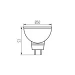 Kanlux 22706 ЛЕД Лампа TOMI LED Gx5.3 12V 7W 3000K