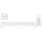 Vito 2300030 LIMA 21WWHITE T5 6500K IP20 21W G5 220V