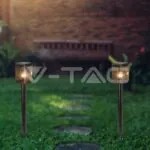 V-TAC VT-23009 2.5W LED Соларна Наземна Лампа Е27 Сензор IP44