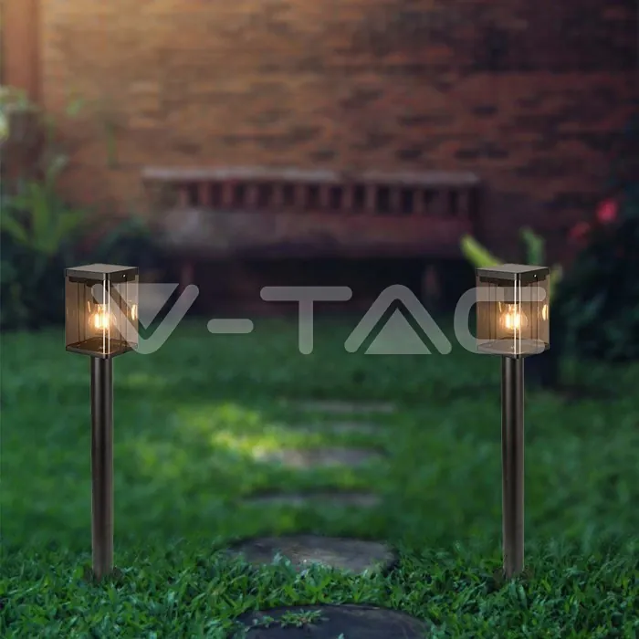 V-TAC VT-23009 2.5W LED Соларна Наземна Лампа Е27 Сензор IP44