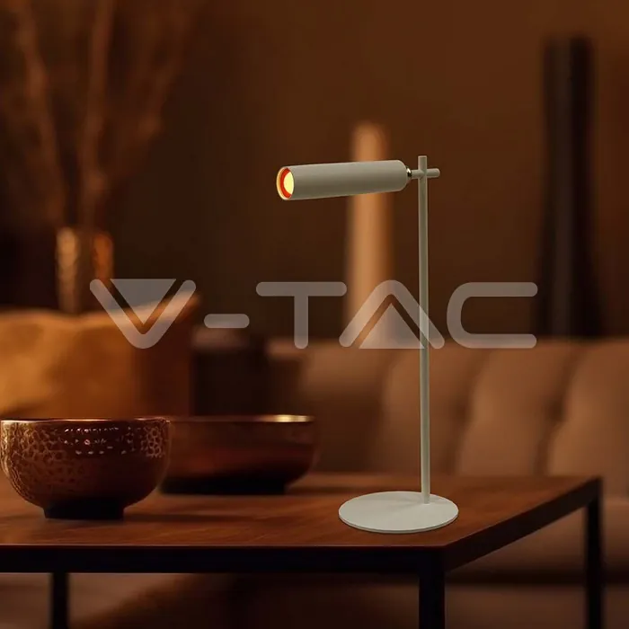 V-TAC VT-23041 3W LED Магнитна Настолна Лампа 4000K Бяло Тяло