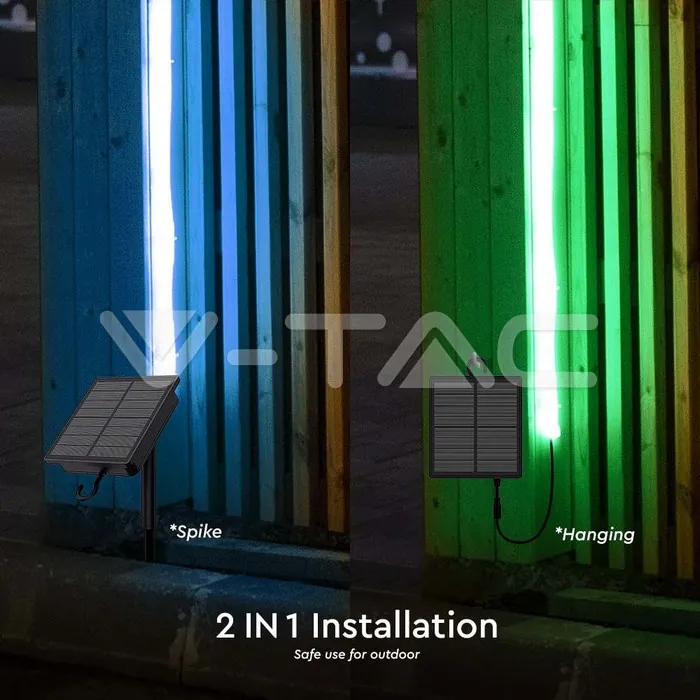V-TAC VT-23046 LED Соларен Сет Лента RGB IP67