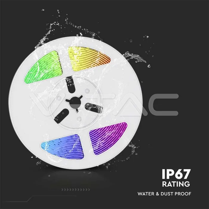 V-TAC VT-23046 LED Соларен Сет Лента RGB IP67