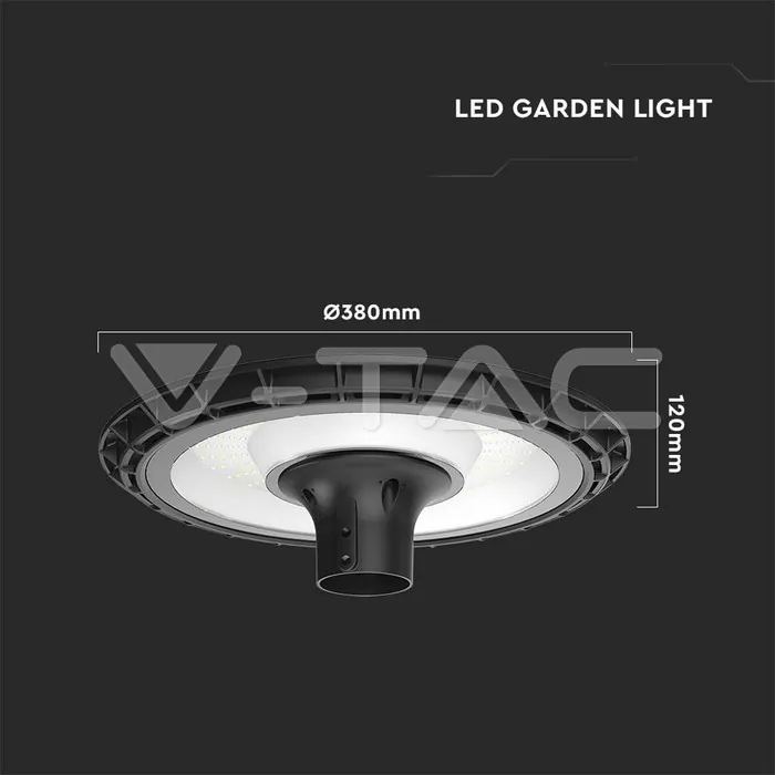 V-TAC VT-23053 120W Градинска Лампа 4000К