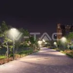 V-TAC VT-23053 120W Градинска Лампа 4000К