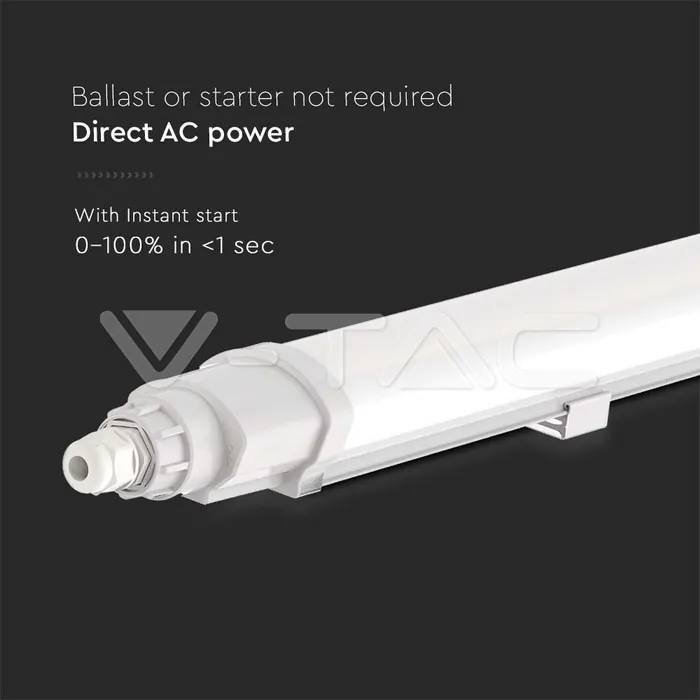 V-TAC VT-23085 LED Влагозащитено тяло L-Серия 1500mm 48W 4500K