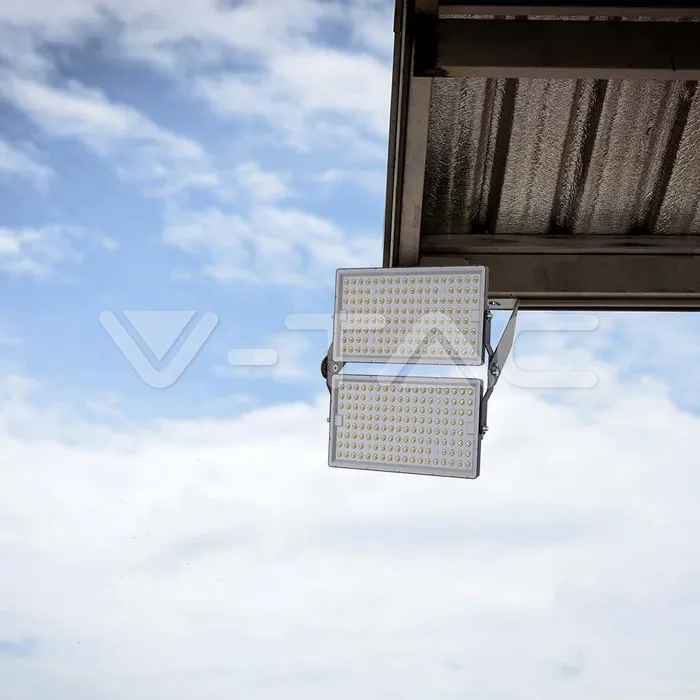 V-TAC VT-23089 500W LED Прожектор С Кабел (1M) 4000K Черно Тяло IP65 120LM/W